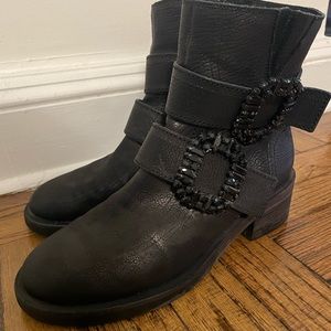 Kennel & Schmenger black buckle boot
